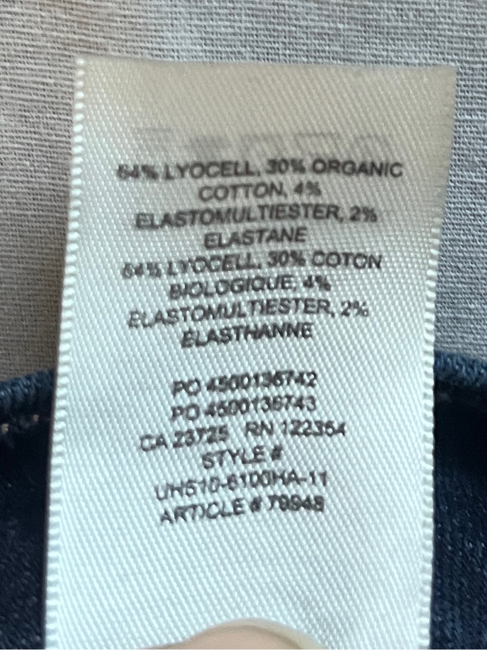 Aritzia Denim Forum The Lola High Rise Skinny Jeans Organic Cotton 27 - Picture 10 of 12